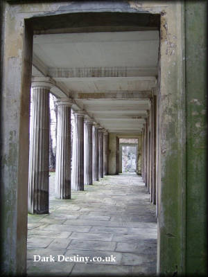 Colonnade on the Anglican Chapel