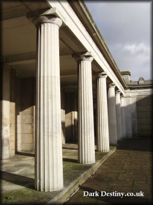 Colonnade on the Anglican Chapel