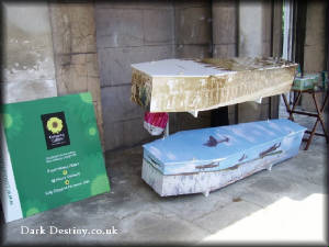 Colourful Coffins at Kensal Green Open Day