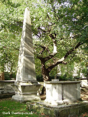 Thomas Falconer 1729, Obelisk